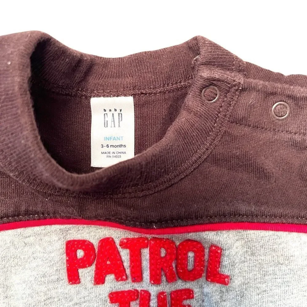 ‎Baby Gap “Patrol the Slopes” Onesie 3-6 months